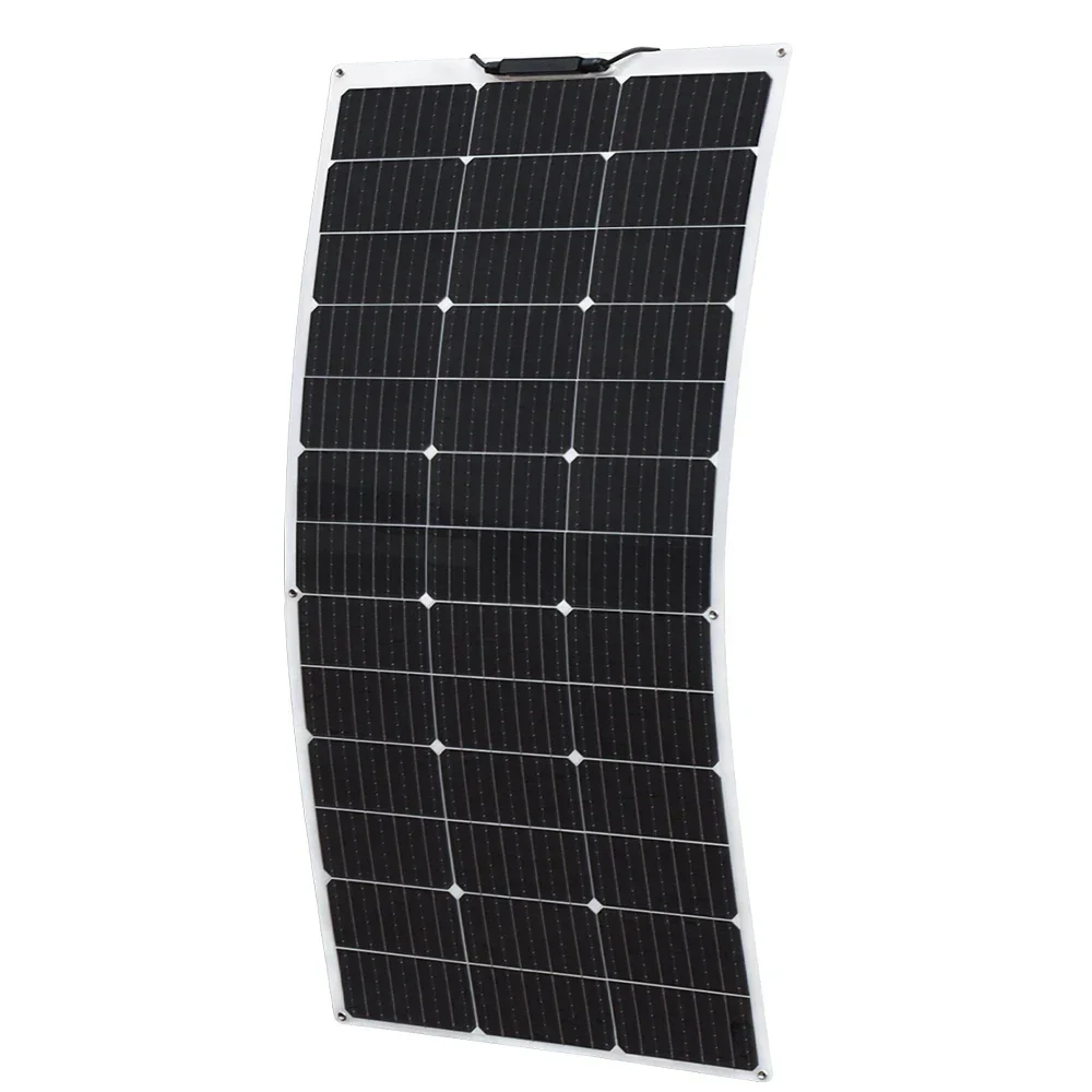 150W 21.6V Semi- Flexible Solar Panel Module Balcony Photovoltaic PV 150 WATT CELL for Home Boat Camper 12v /24V Battery Charger