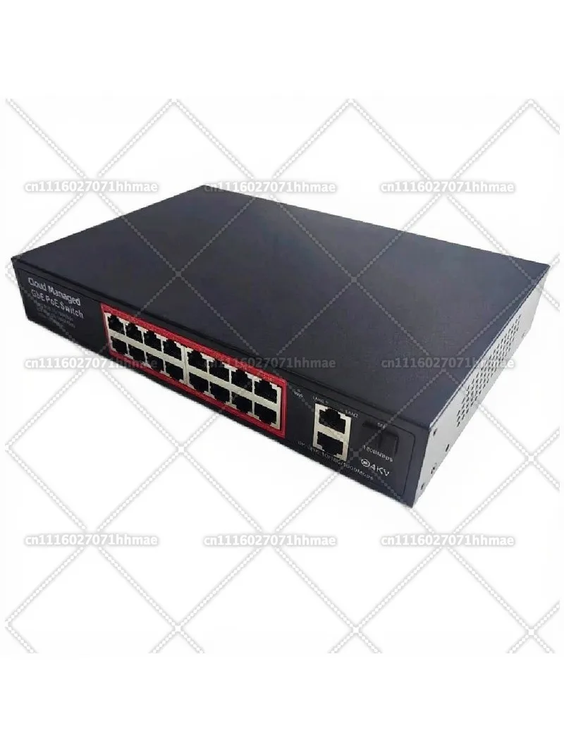 Cloud-managed POE Switch 4/8/16 Port 48V Active POE Desktop 100/1000Mbps SFP APP Control Switch Plug and Play IP Camera