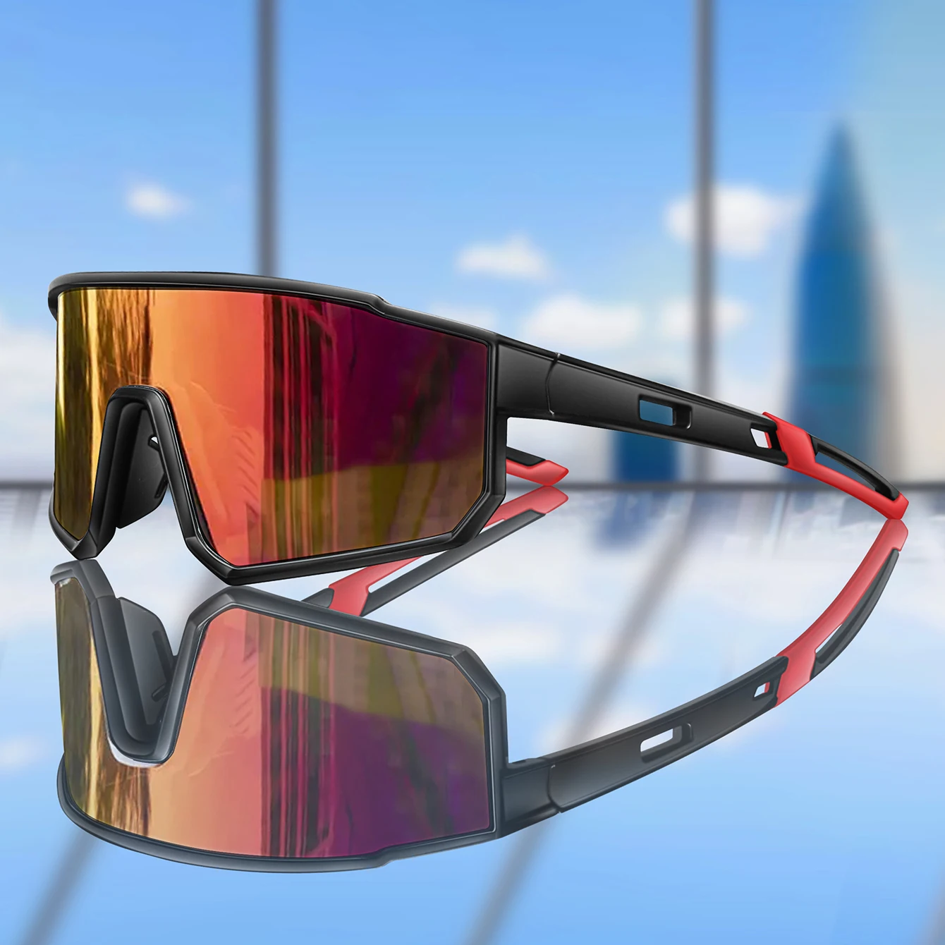 New Style Brand Bicycle Photochromic Eyewear Men Women MTB Bike Running Fishing Cycling Glasses Comfortable Goggles UV400