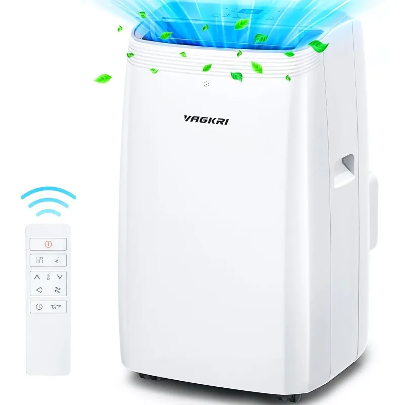 

Portable Air Conditioners Unit with Fan & Dehumidifier Cools up to 500 sq.ft,Smart/Sleep Mode,Auto Swing,24H Timer