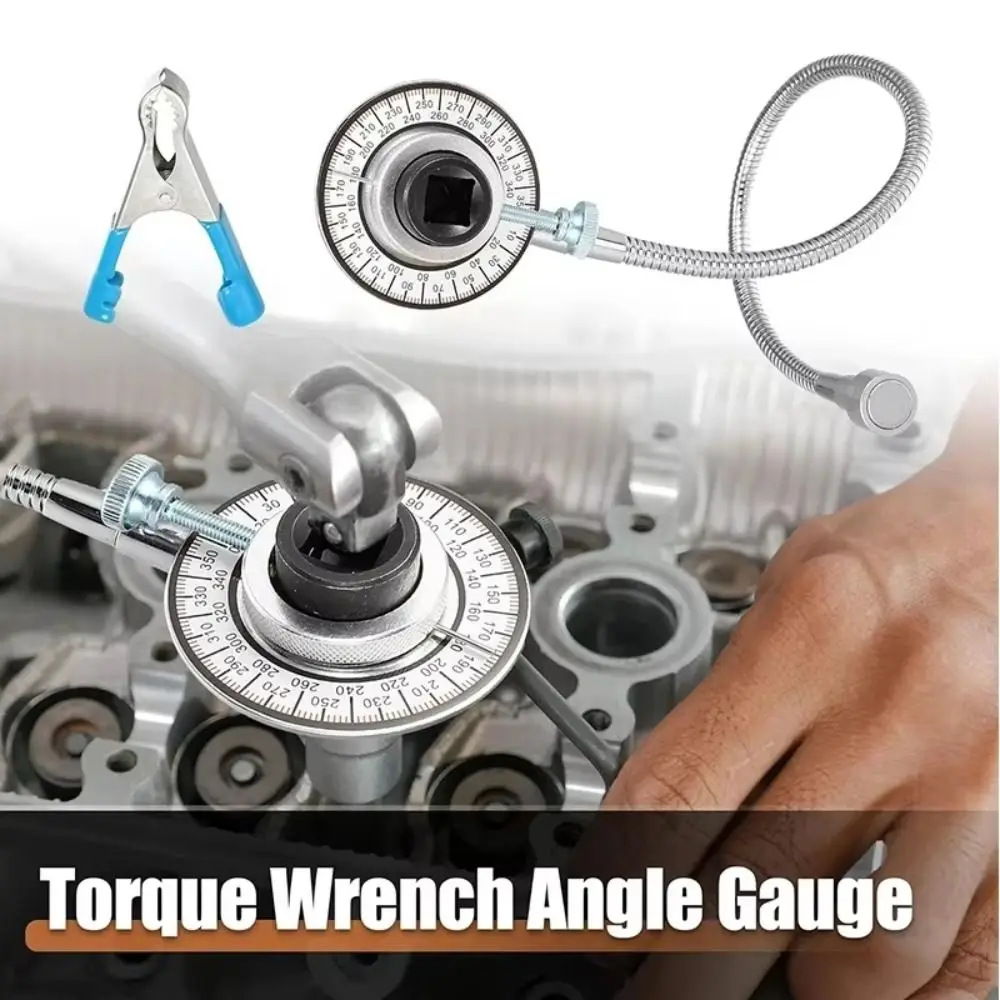

Hose Accessory 1/2" Drive Torque Angle Gauge Digital Precision Gauge Wrench Set Adjustable 360° Wrench Accessorie Industrial Use