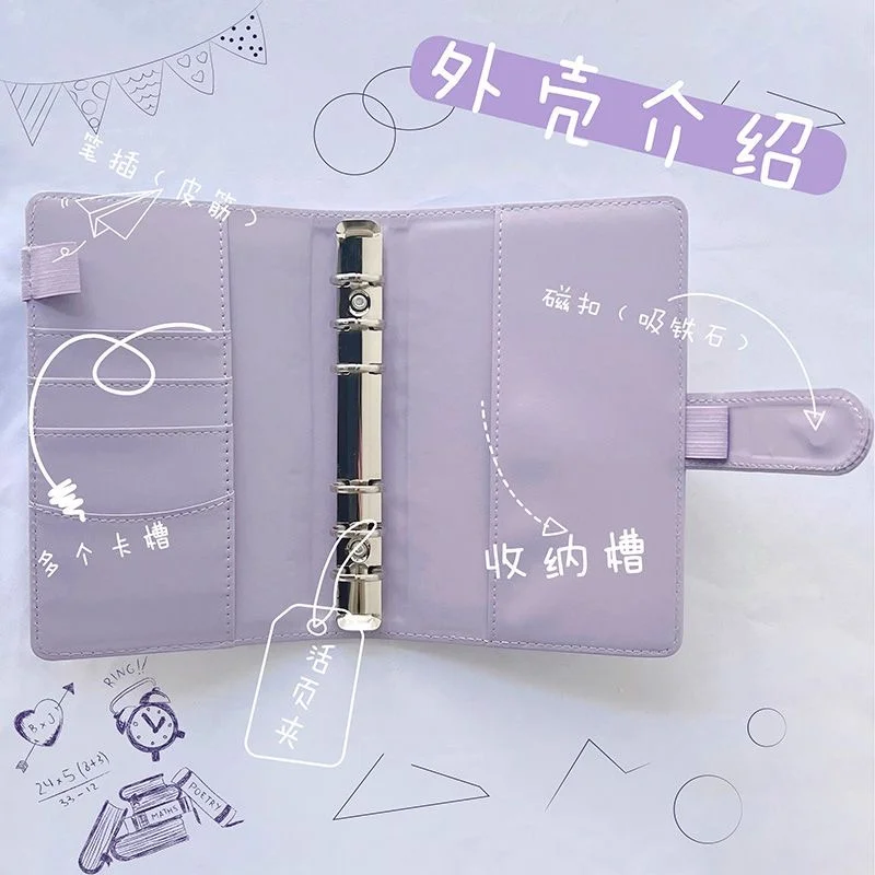 Disney Stitch Pu Cartoon Notebook Composition Book Cartoon Tablet Supplies School Stationery Student Girl Gifts Wholesale