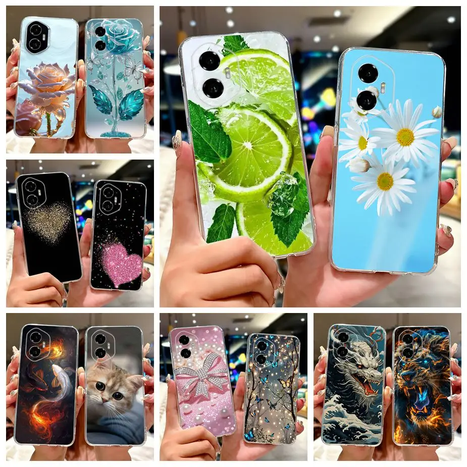 حافظة لهاتف Honor 300 5G AMM-AN00 غطاء أنيق شعبي مطلي من السيليكون الناعم لهاتف Honor 300 Pro Honor300 Ultra 5G Fundas