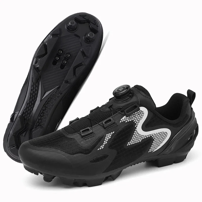 Professional Mtb Cycling Shoes Men Cleats Carbon Self-Locking Spd Road Bicycle Sneaker Women Flat Bike Racing Bicycle Footwear