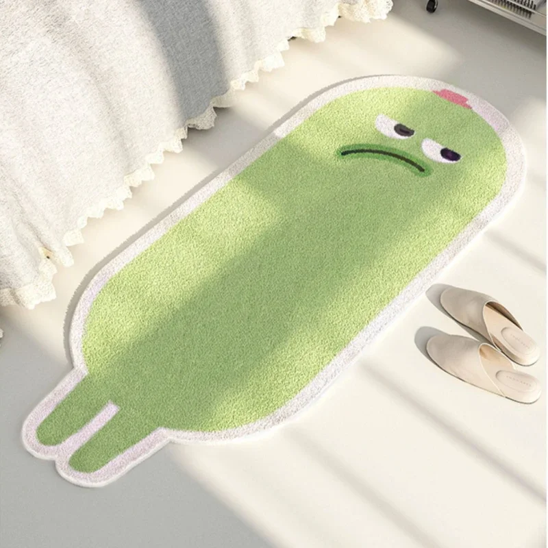 

Bedside Carpet Home Decoration Cute Funny Cartoon Bedroom Printe Plush Rug Fashion Minimalism IG Soft Fluffy Cloakroom Mat ковер