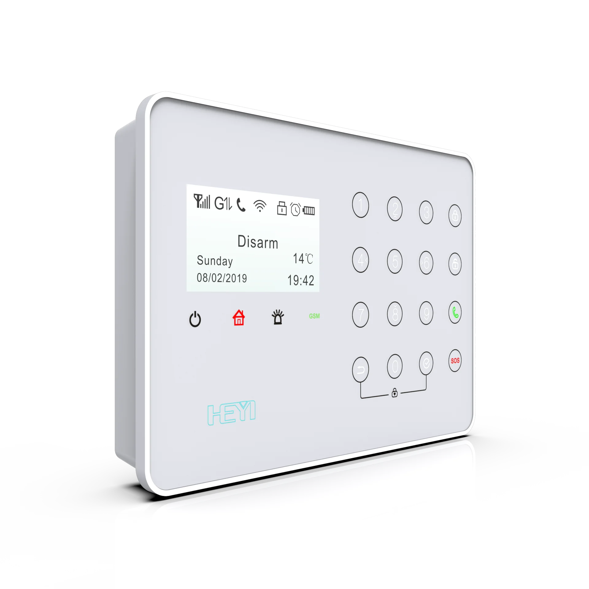 Sistema di allarme Sistemi di sicurezza wireless per la casa Sensore di movimento PIR esterno Sistemi di allarme per vialetto Sicurezza domestica W7