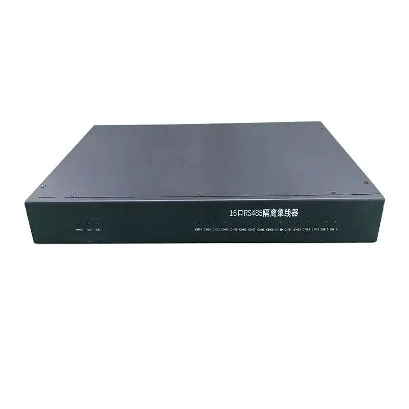 High-Protection 16-Port RS485 Isolated Hub Moisture-Proof Dust-Proof 0~5km Transmission Distance Adapting Harsh Industrial