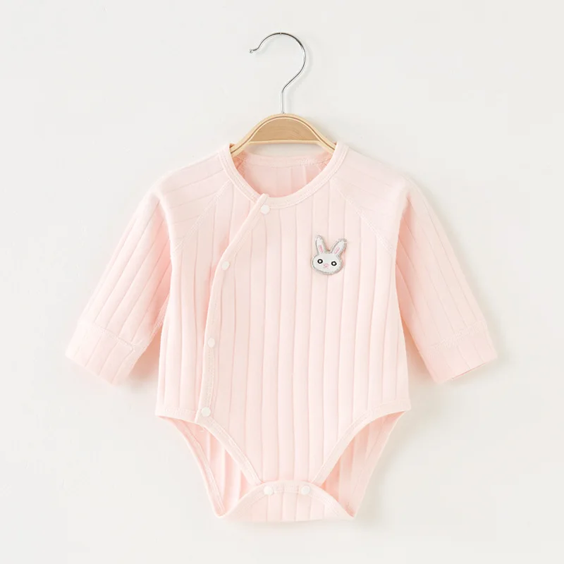 0-18M Newborn Infant Boy Romper Girl Bodysuit Jumpsuit Soft Baby Underwear Long Sleeve Toddler Sleepwear Children Clothes A799