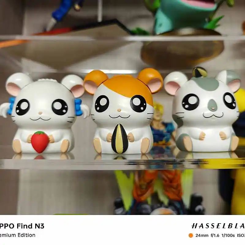 New Bandai Genuine Hamtaro Hamster Hamtaro Capchara Capsule Toys Action Figures Toys Anime Decorate Decoration Birthday Gift