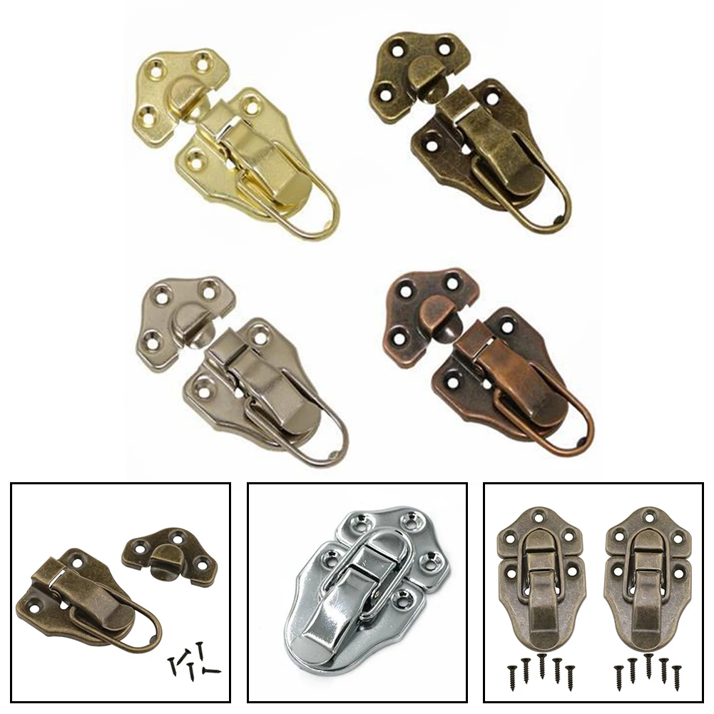 Antique Duckbill Latch Hardware For Guitar Case Fastening Wooden Jewelry Boxes Tool Chests And Cabinet Mounting