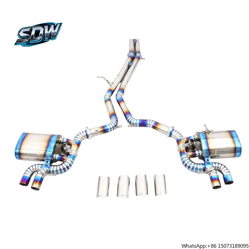 

Выхлопная система SDW Custom Titanium Catback с глушителем для S3/S4/A4L/A6L/RS6/RS7/S6/S7, зеркальная полировка, с дистанционным управлением