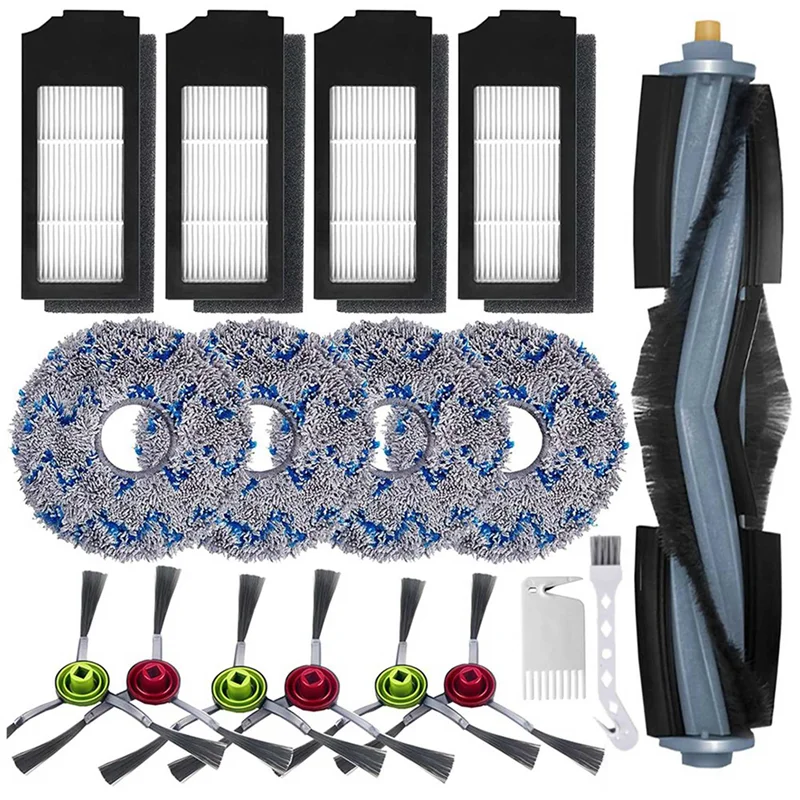 

FZFZ 4Set Accessories For Ecovacs DEEBOT X1 Omni, Replacement Parts For Ecovacs Deebot X1 Turbo Vacuum Cleaner