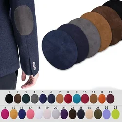 Creative Tailoring Suit Jacket Sweater Elbow Knee Decoration Universal Patch Deerskin Velvet Oval Ironing Adhesive Patch