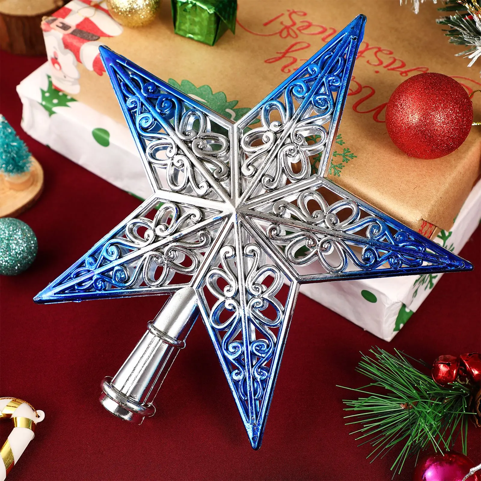 Tree Topper Christmas Starparty Decoration Treetoptoppers BlueFavors Cute Tree Topper Xmas Tree Topper Star Decoration