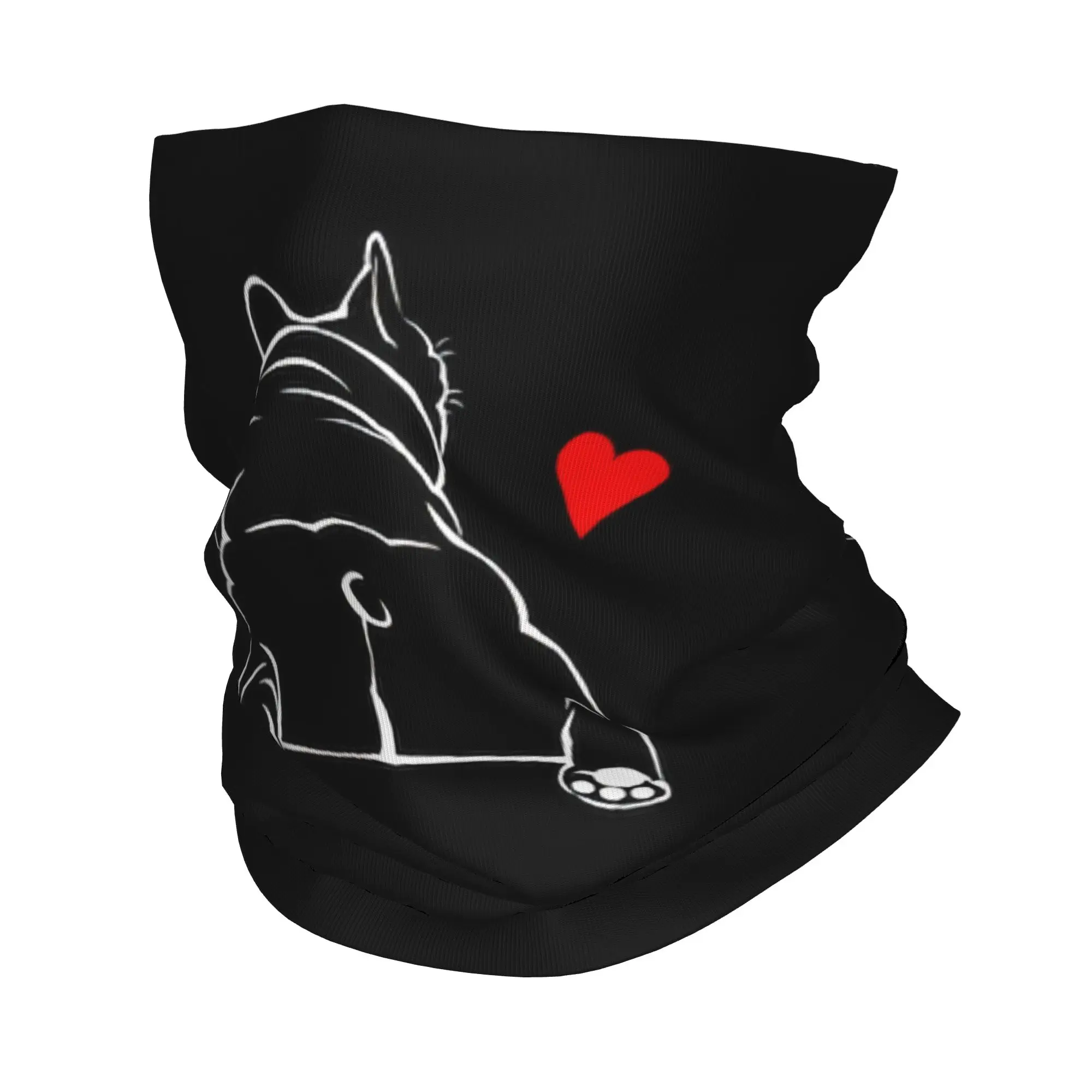 

Custom French Bulldog Winter Headband Neck Warmer Women Men Running Tube Scarf Dog Breed Cute Pet Animal Face Bandana Gaiter