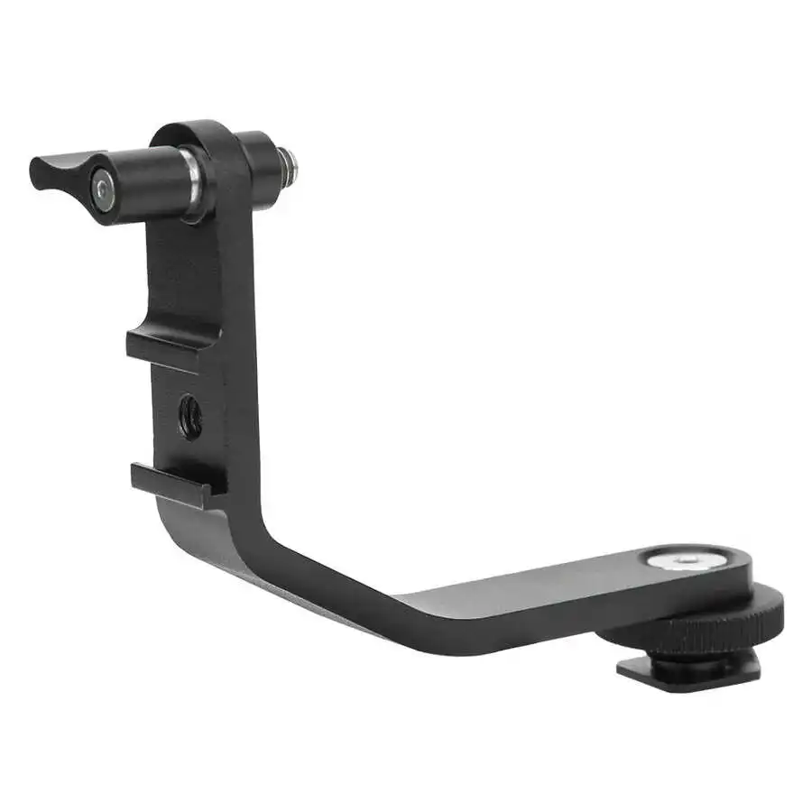 Aluminium Alloy Monitor Bracket Mount L Shaped On Camera Monitor Tilt Arm for FEELWORLD F5 F6 F6S S55 FW567 FW568 Camera Monitor