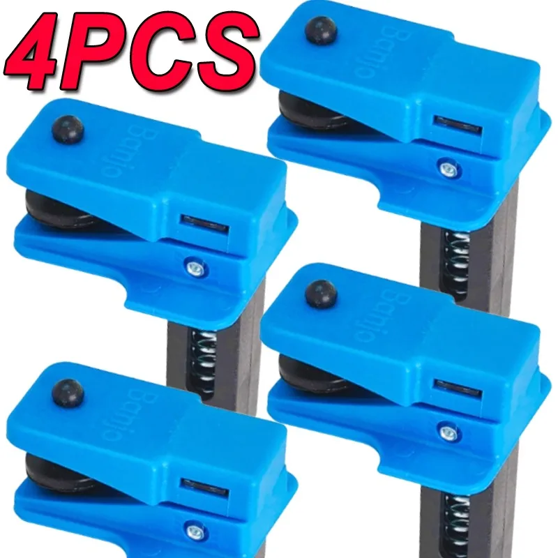 4 unids/set abrazadera de boquilla de freno automotriz manguera de plástico Clip de tubo abrazadera de acabado de manguera tapón de tubo de aceite de freno de coche accesorios para automóviles