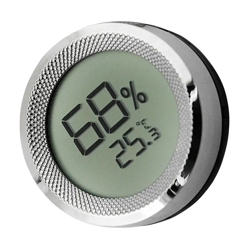 Moniteur numérique de température intérieure, petit hygromètre, jauge d'humidité ronde, moniteur d'humidité
