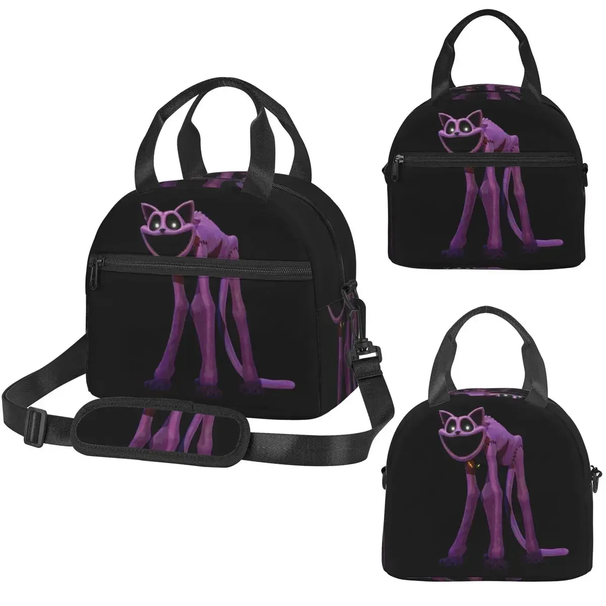 CATNAP Monster Insulated Lunch Bag for Women Office Cooler Thermal Box Tote Leakproof Lunch Boxes