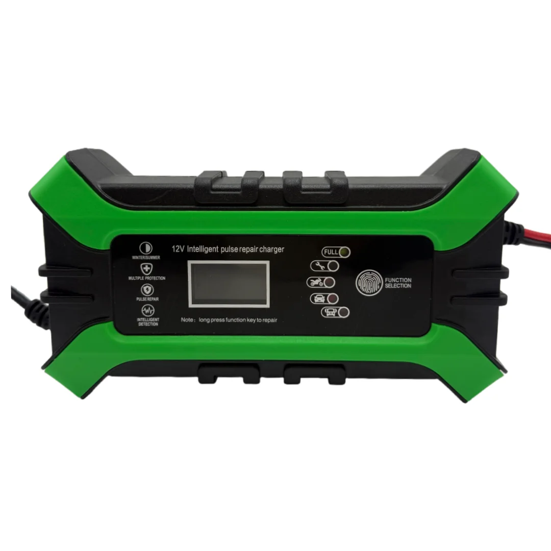 

12V 10A Smart Battery Charger with Pulse Repair, Automatic Car Battery Maintainer for Auto Car Motorcycle Boat