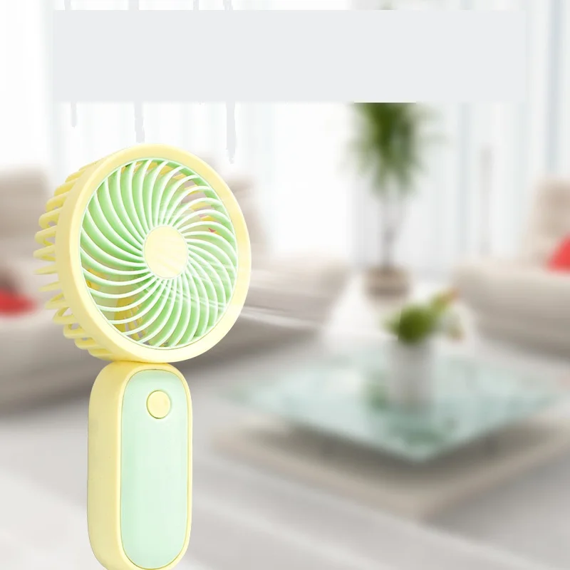 พัดลมแบบมือถือพลังงานลมขนาดเล็ก USB ใหม่สะดวกและเงียบเป็นพิเศษพัดลมพกพาได้นักเรียนสำนักงานน่ารักขนาดเล็กพัดลมระบายความร้อน