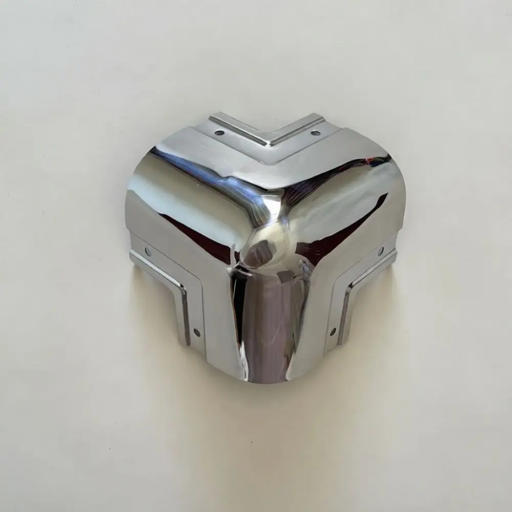 Stainless Steel Three Way Corner Protector For Truck Trailer Box Refrigerated Van Body Protective Reinforcement Component