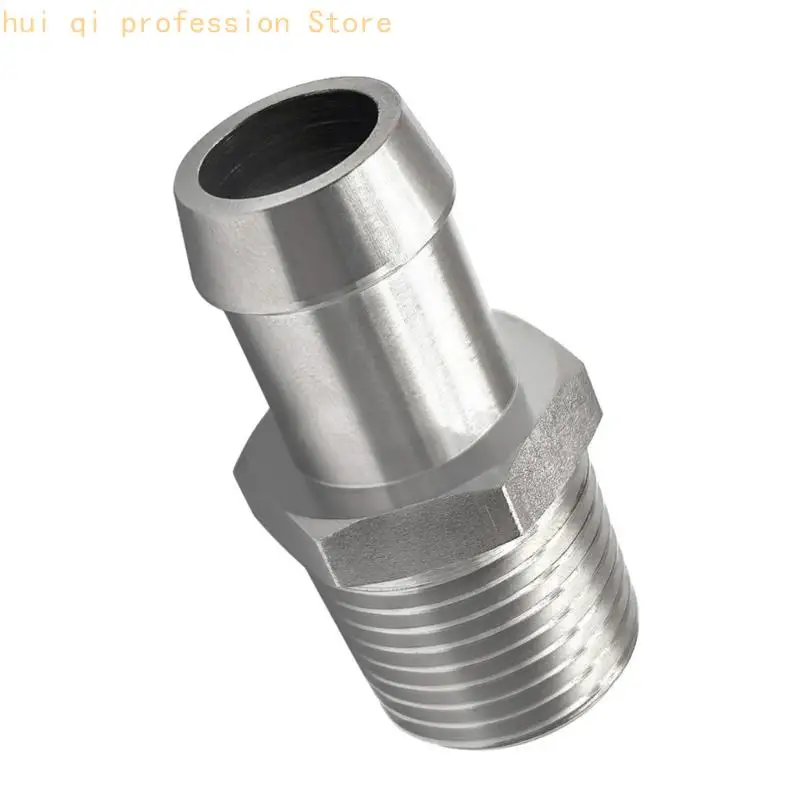1/2 Zoll NPT 5/8 Zoll Widerhaken-Kühlmittelschlauchanschluss für Heizungsschlauch und Garagenreparatur H8WE – Detail 3
