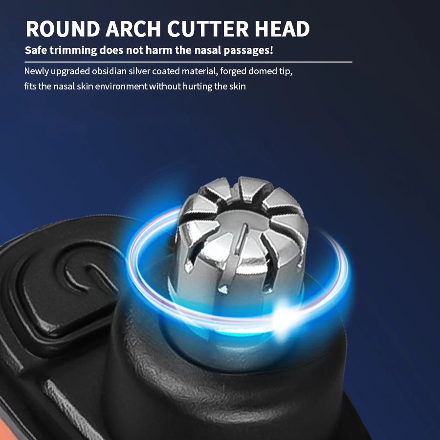 2 In 1 Electric Portable Ear And Nose Hair Trimmer Clipper 2025 Professional Painless Portable Eyebrow For Men image 4