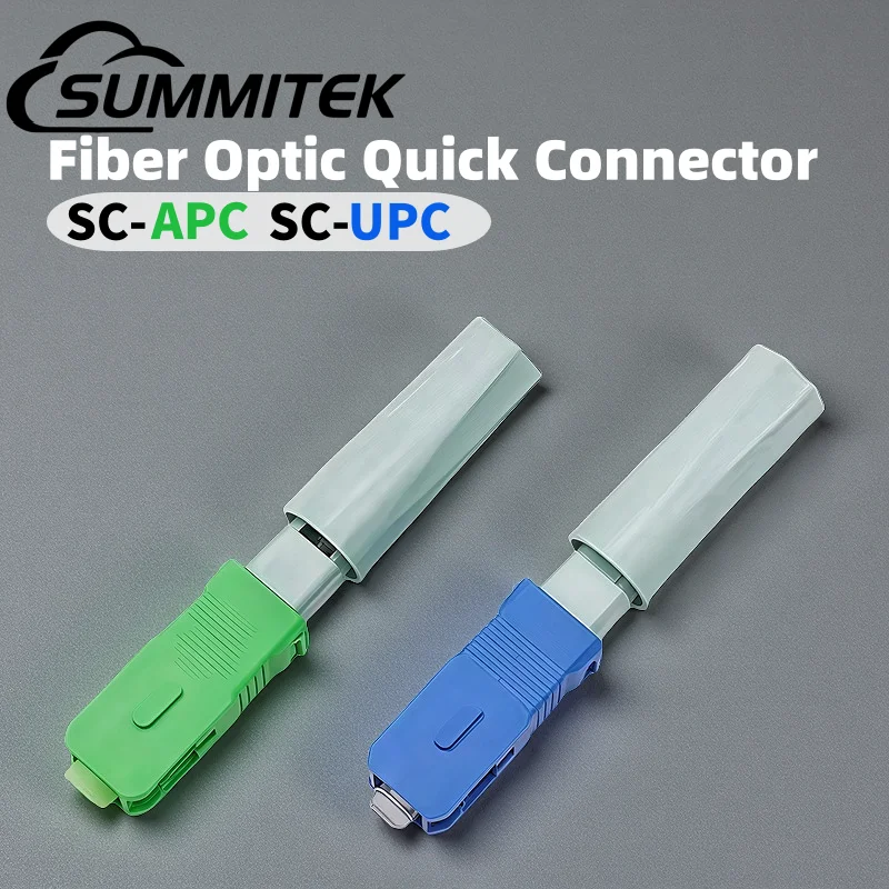 

SUMMITEK SC APC/UPC Fiber Optic Connector FTTH Tool SM Single-Mode Fast Connector Cold Connector Tool