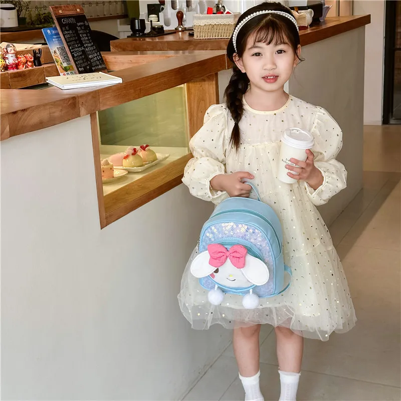 

Sanrio New Cinnamoroll Babycinnamoroll Student Schoolbag Cute Cartoon Large Capacity Lightweight Casual Stain-Resistant Backpack