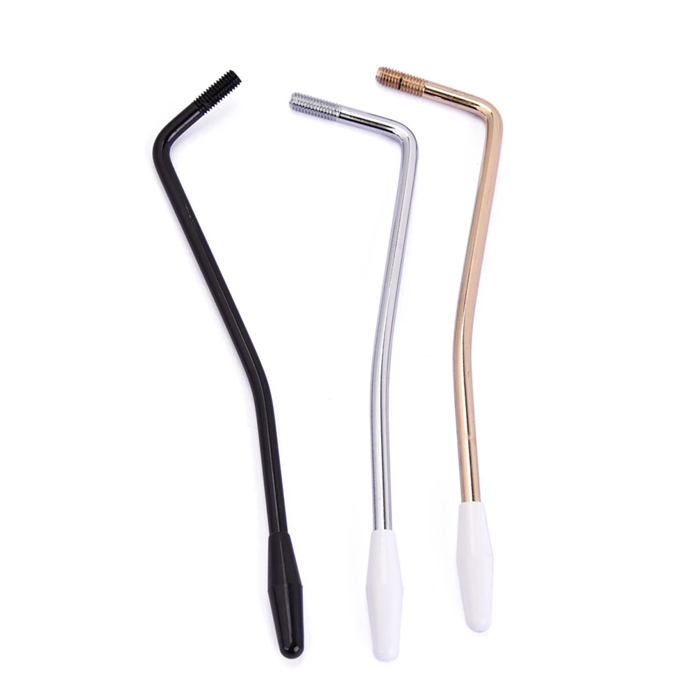 

3pcs Guitar Tremolo Bridge Arm Steel Chrome Plated Stabilizer Bar Power Spring For ST Electric Guitar Single System Replacement