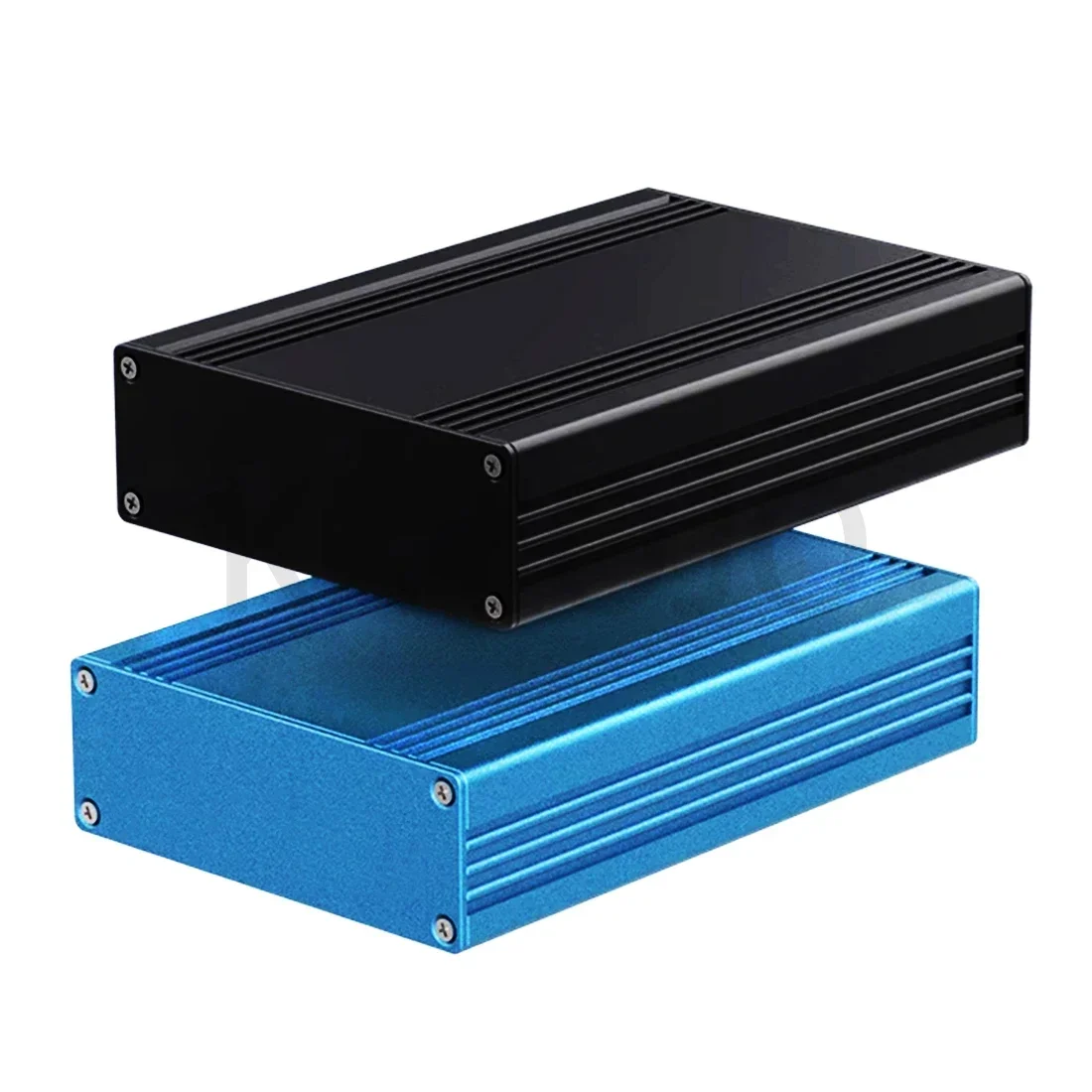 Aluminum Enclosure 82.8*28*90/100/110/120mm Integrated Electrical Box Type Circuit Board DIY Silver/Black/Blue