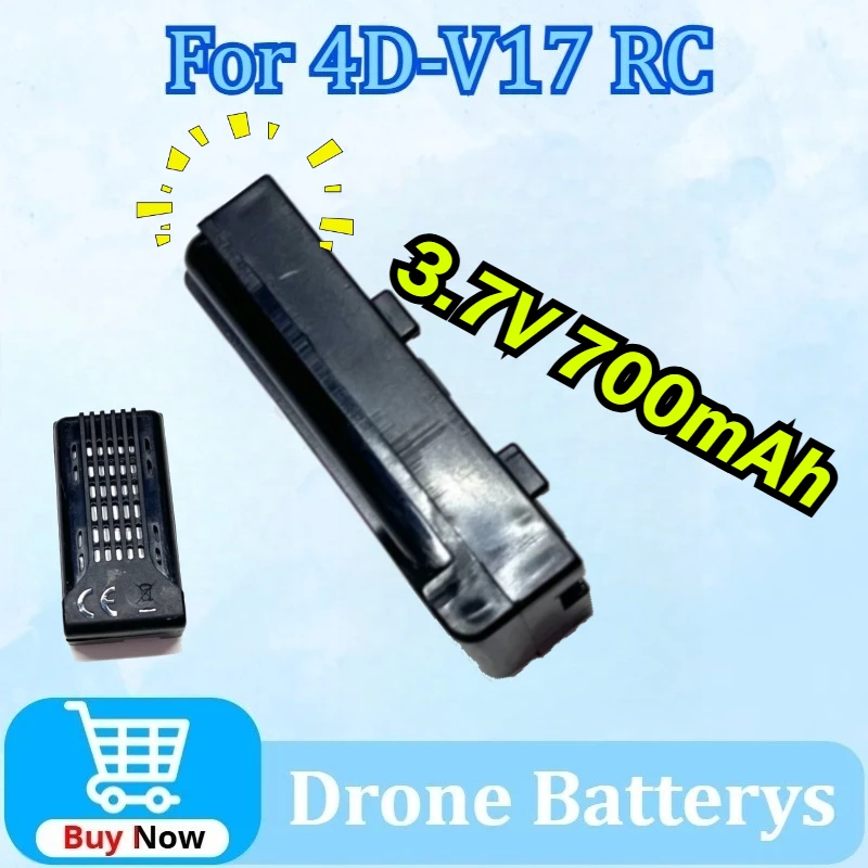 

3.7V 700mAh 4DRC V17 Rechargeable Lipo Airplane Battery for 4D-V17 RC Accessories Quadcopter V17 RC Helicopter 배터리
