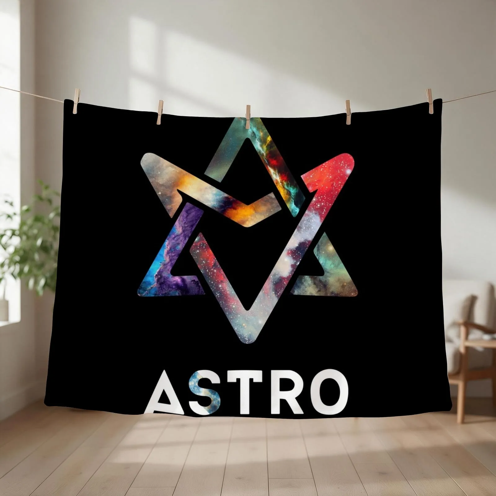 Astro Nebula Throw Blanket couch cozy soft plush fuzzy picnic outdoor blanket