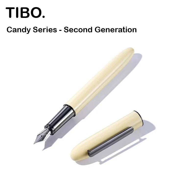 

TIBO Candy Series Metal Fountain Pen Includes Ink Suction Device EF/F/M Nib Perfect Present Stationery Office School Supplies