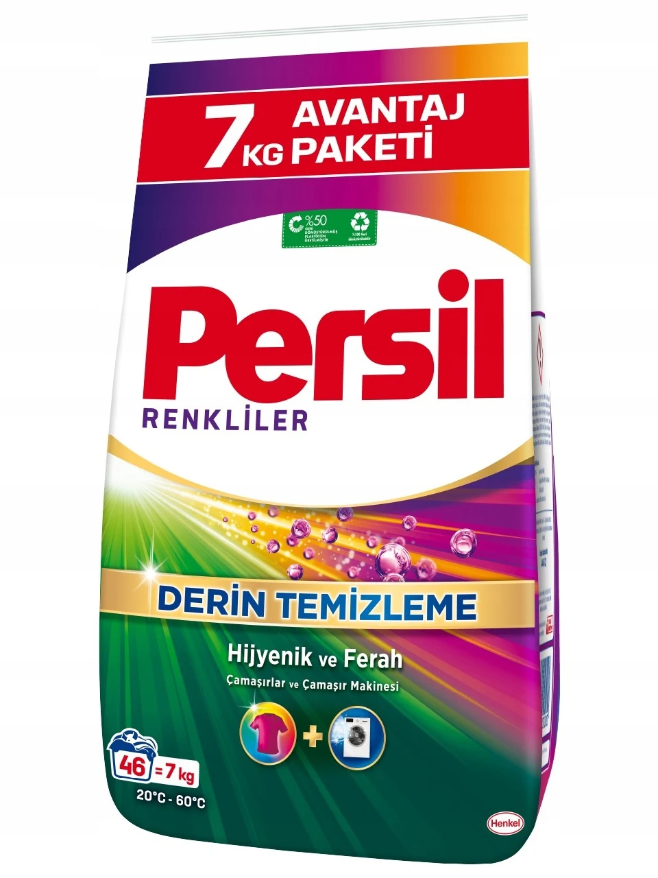 Polvo de PERSIL para lavar telas de colores, 7kg