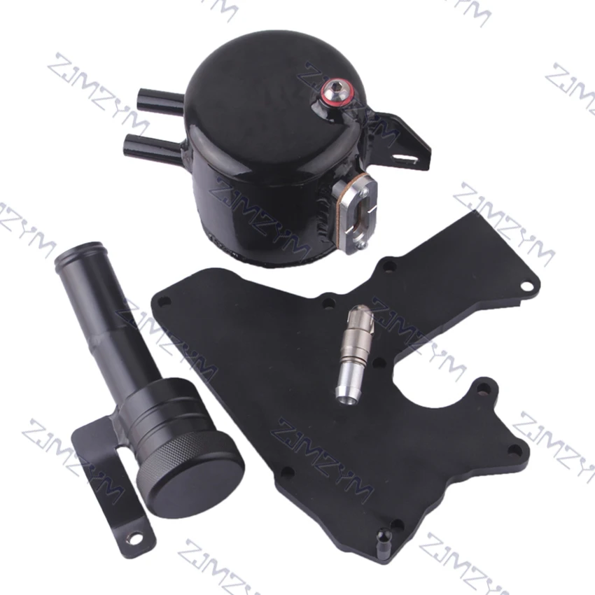 Imagem -02 - Modificação do Automóvel Captura de Óleo Pode Kit Liga de Alumínio Óleo Respiro Pot Ea888 e Gen Óleo Pode Óleo Captura Tanque Kits Peças de