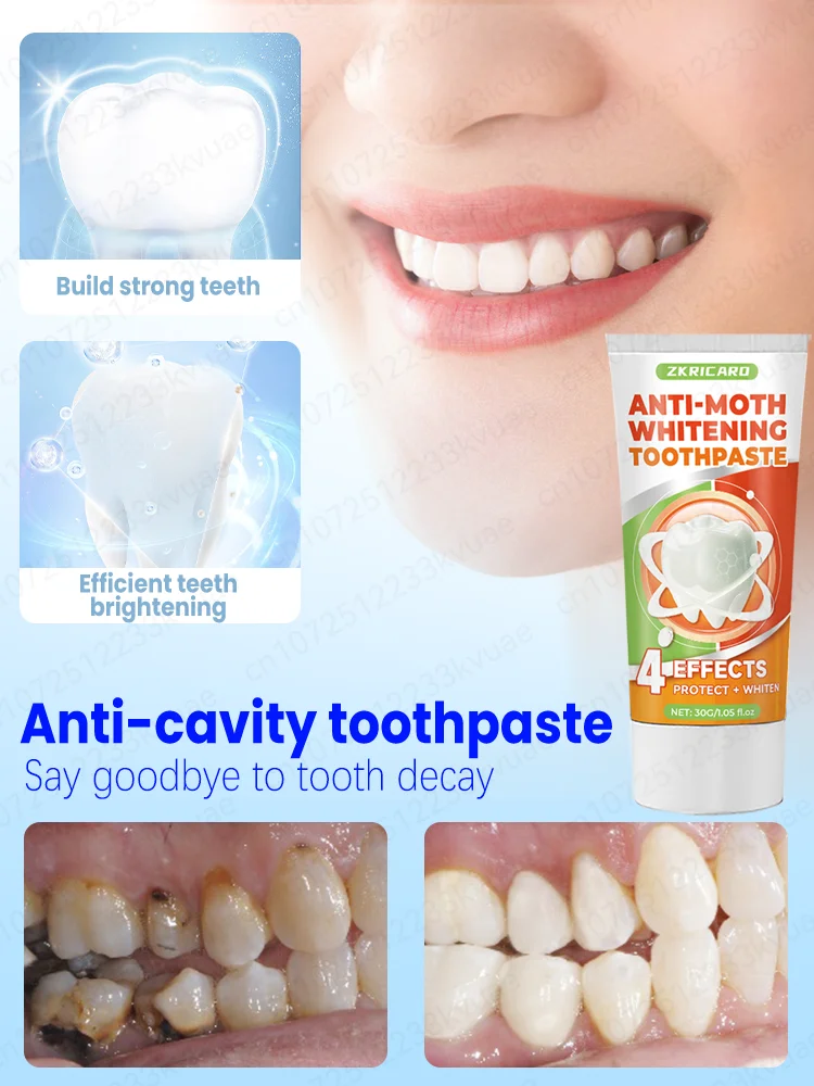 Teeth whitening anti-cavity tooth decay fresh bad breath repair tooth decay remove plaque toothache relieve periodontitis