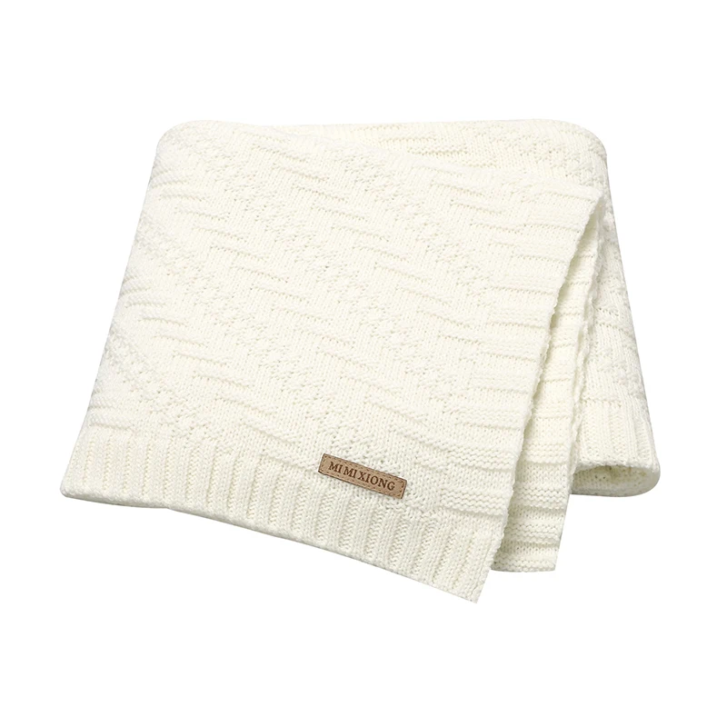 

Одеяла вязаные для новорожденных, 100*80 см