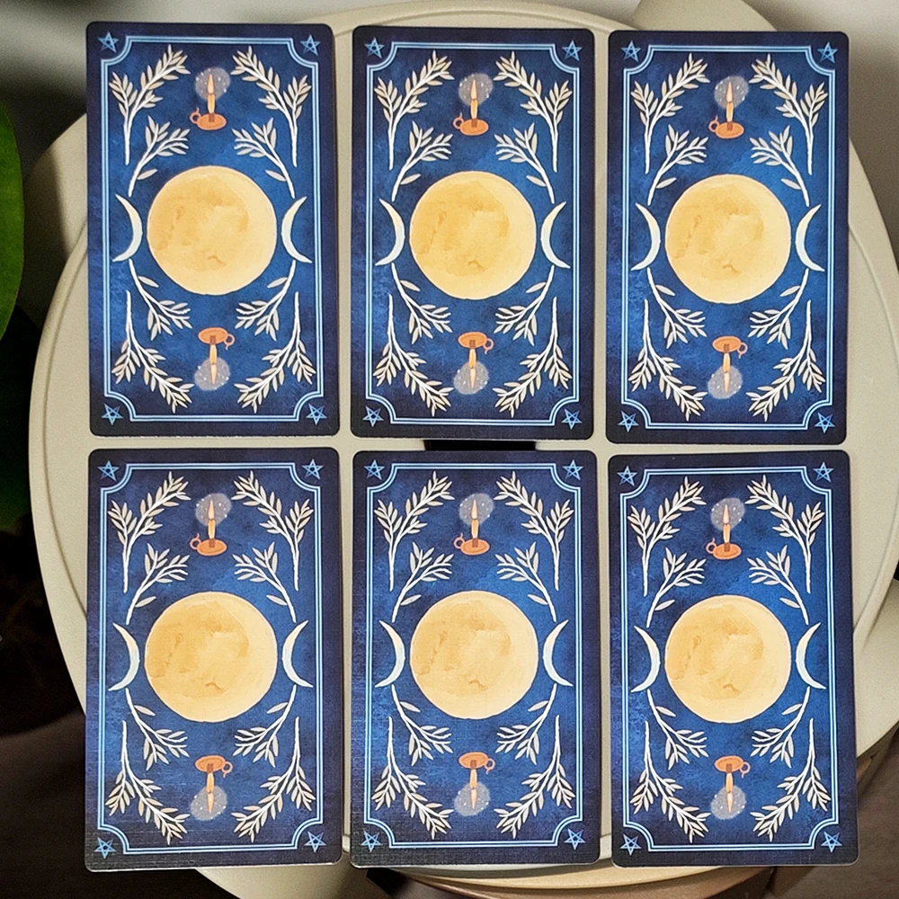 Seasons of The Witch: Winter Tarot Deck, A Journey Through Yule and Imbolc 12*7cm 78 Cards Printed on Double-embossed Cardstock