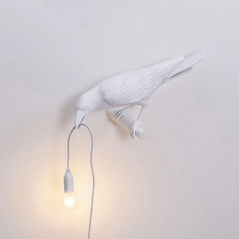 

Nordic Lucky Bird Table Lamp, Creative Resin Animal Lights, Bedroom Bedside, Living Room, Home Decor, Lighting Fixture