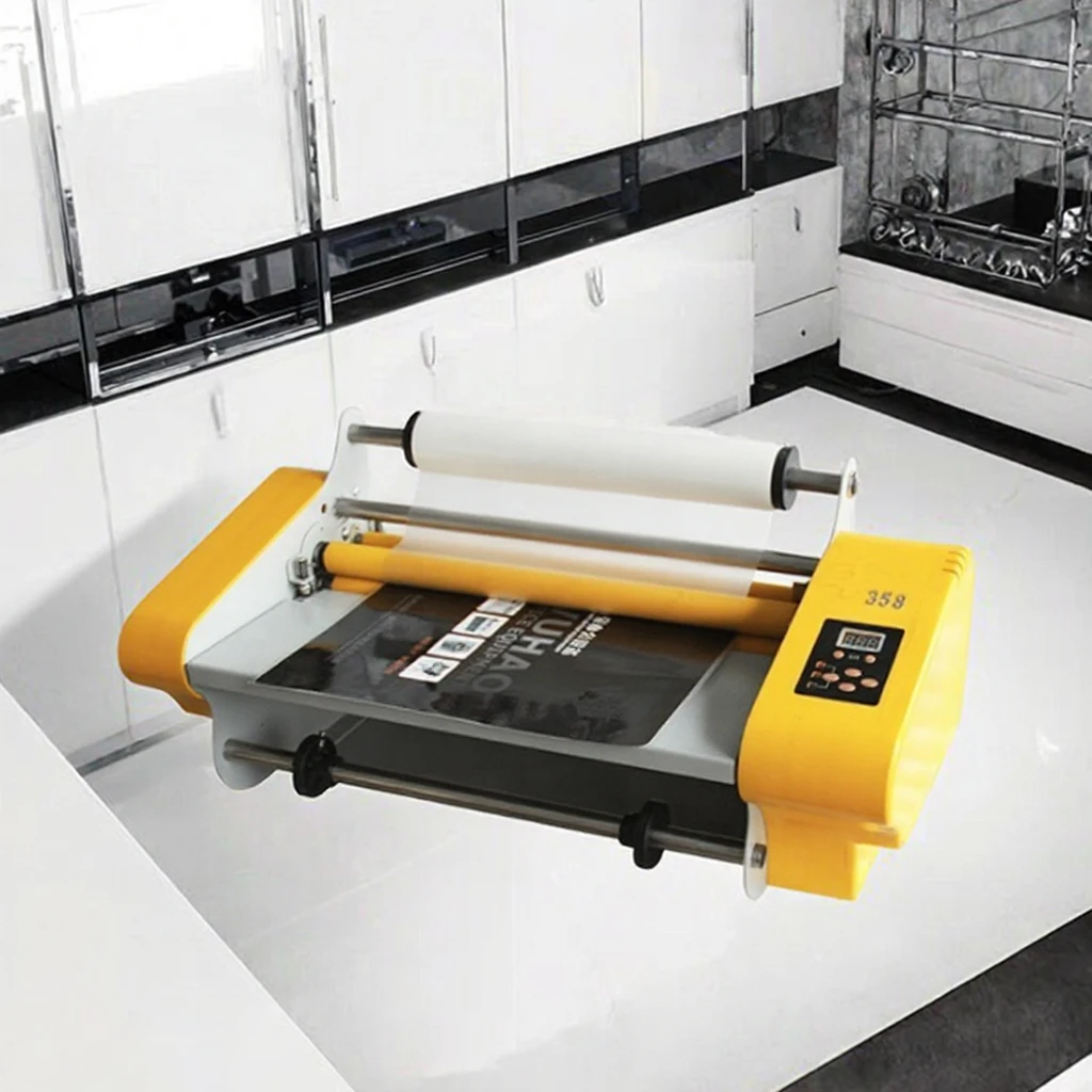 Automatic 358 Small Size Film Laminating Machine Double Side Laminating Paper with Factory Price