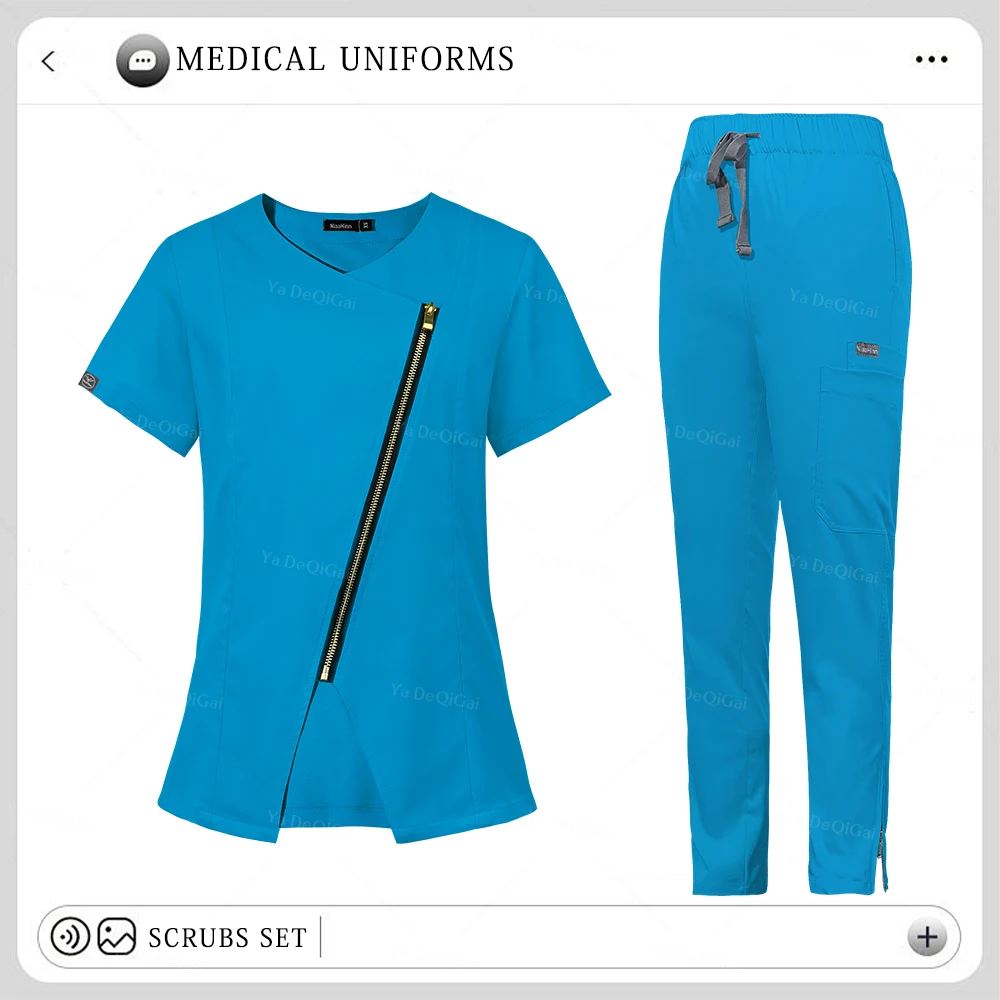 Operatiekamer Kleding Medische Uniformen Scrubs Uniformen Ziekenhuis Werkende Scrubs Set Medisch Verpleegkundige Tandheelkundige Chirurgie Pak Werkkleding