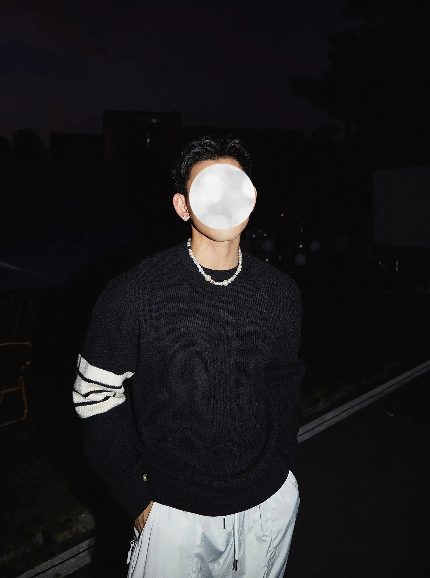 

Роскошный вязаный джет американского дизайна Briti Sle, мужской круглый тяжелый свитер Ne, простой повседневный верхний свитер