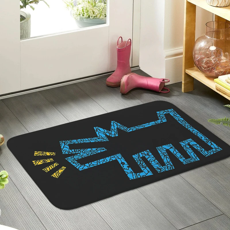 Doormat Entrance Door T-Keith T-Haring Living Room Floor Carpet Kitchen Porch Foot Mat Non-slip Hallway Bath Rug Slip-resistant