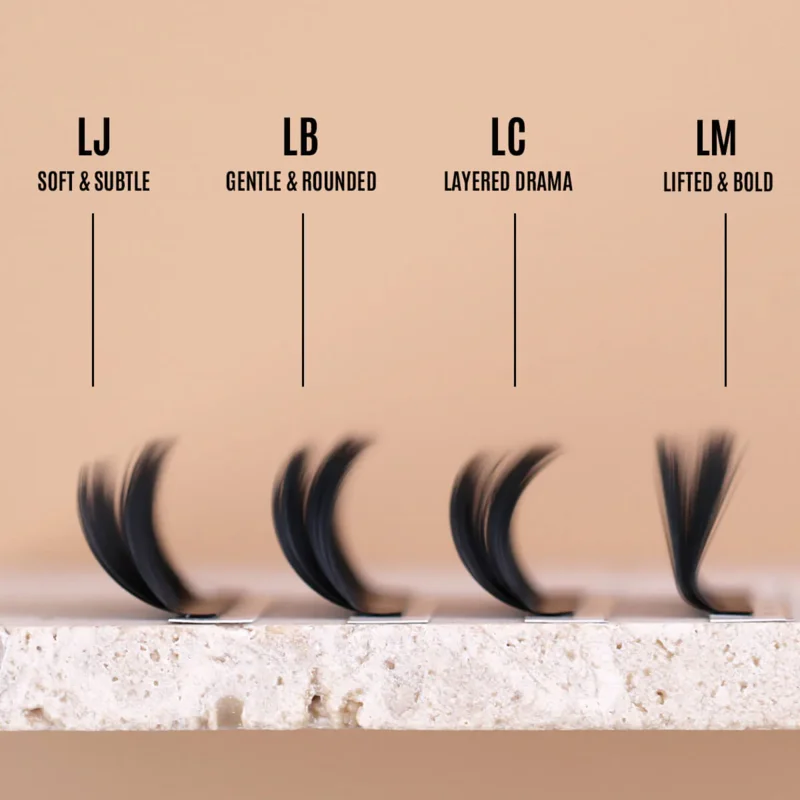 SENSE LASHES 5D Multi Layer Camellia Lashes LB/LC/LJ/LU Curl 0.07mm Fluffy Natural Soft 16 Rows Premade Volume Fans