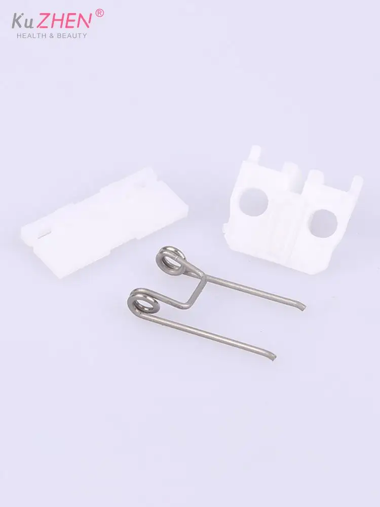 1Set Hair Clipper Swing Head Clipper Guide Block Clipper Replacement Parts With Tension Spring Clipper Accessories For 8081