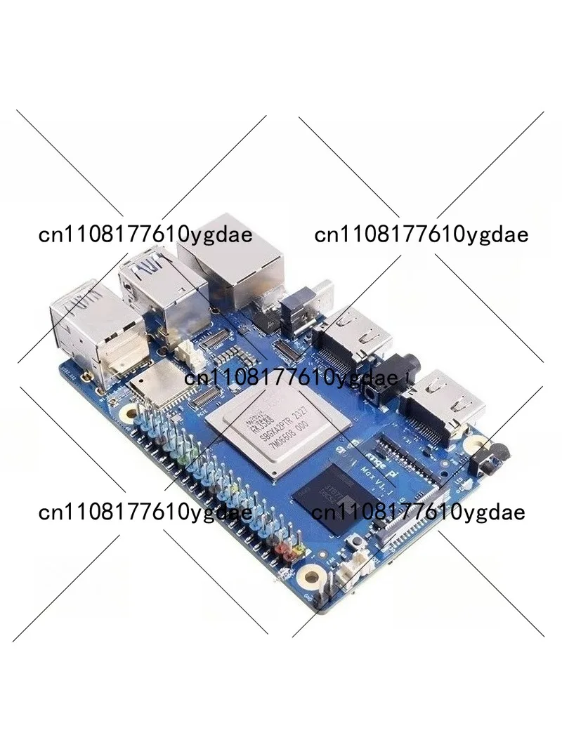 Pi 5 Max Single Board Computer, RK3588, 2.5G LPDDR5, High-Performance Mini PC