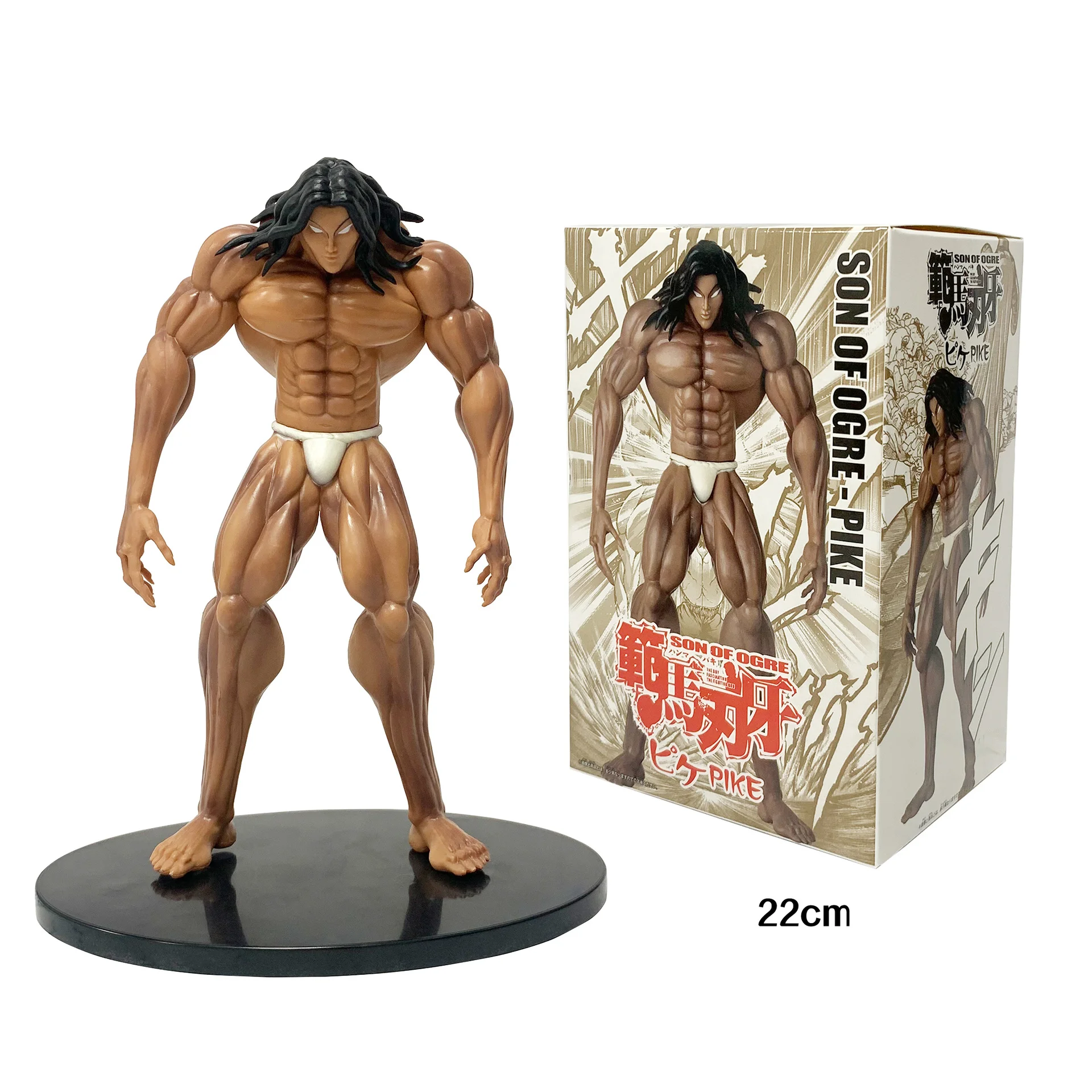 Baki the Grappler hanma baki Hanma Yujirō Hanayama Kaoru Jack Hanma Action Figure Model Collection Toys 22CM