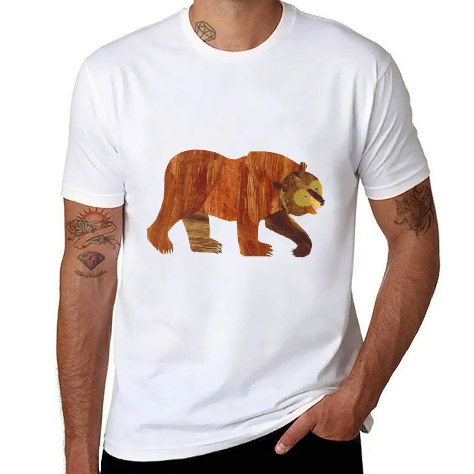 

Bear Eric Carle T-Shirt funny t shirts dark humor man t shirts high quality luxury brand T-Shirt